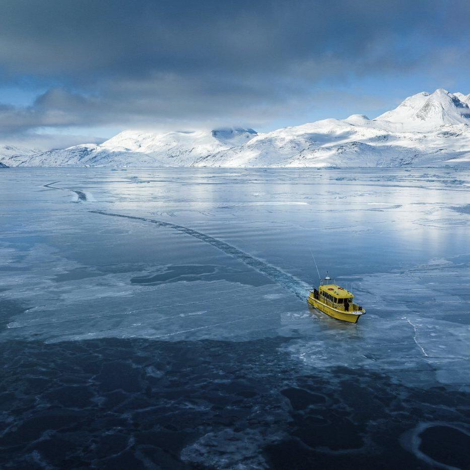 Arctic sea ice hits record low for its usual peak growth period
